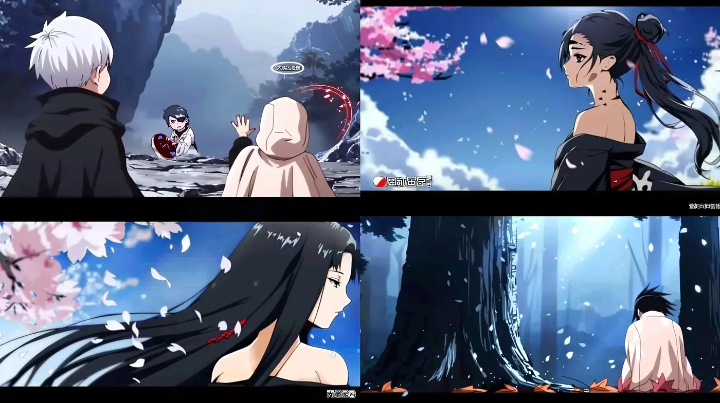 Ethereal Anime-Inspired Dreamscape with a Surreal Touch - Midjourney sref style