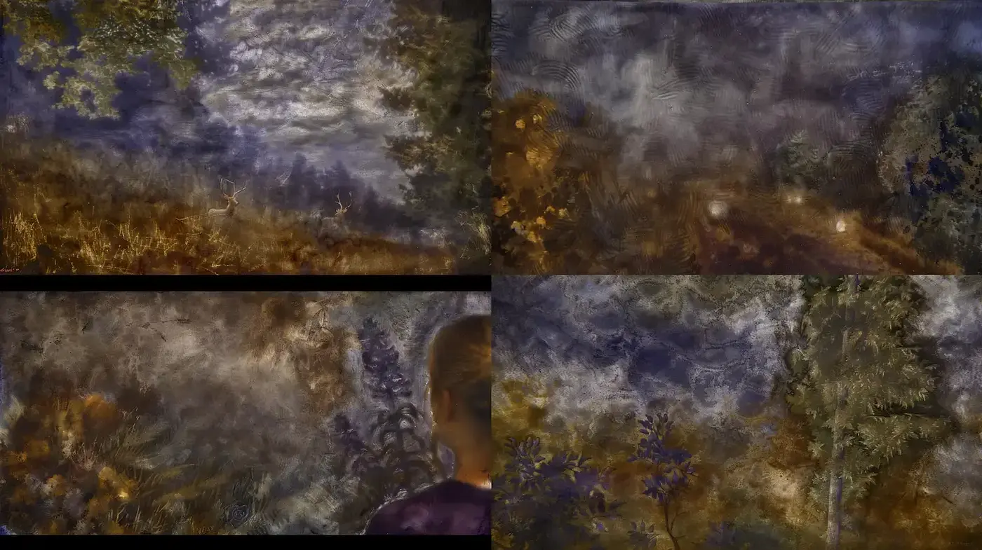 Exploration of Nature Through Impressionistic Textures - Midjourney sref style