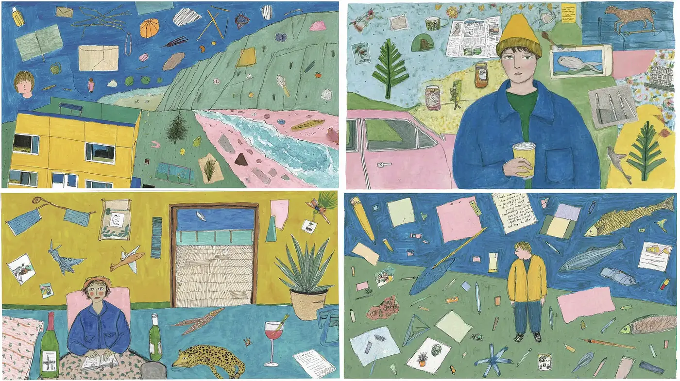Eclectic Whimsy with Playful Nostalgia in Illustrative Style - Midjourney sref style