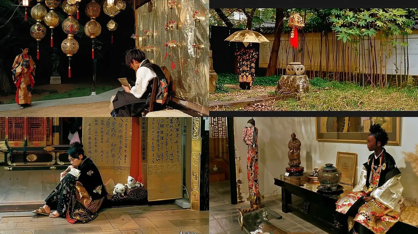 Culturally rich and texturally intricate aesthetic - Midjourney sref style