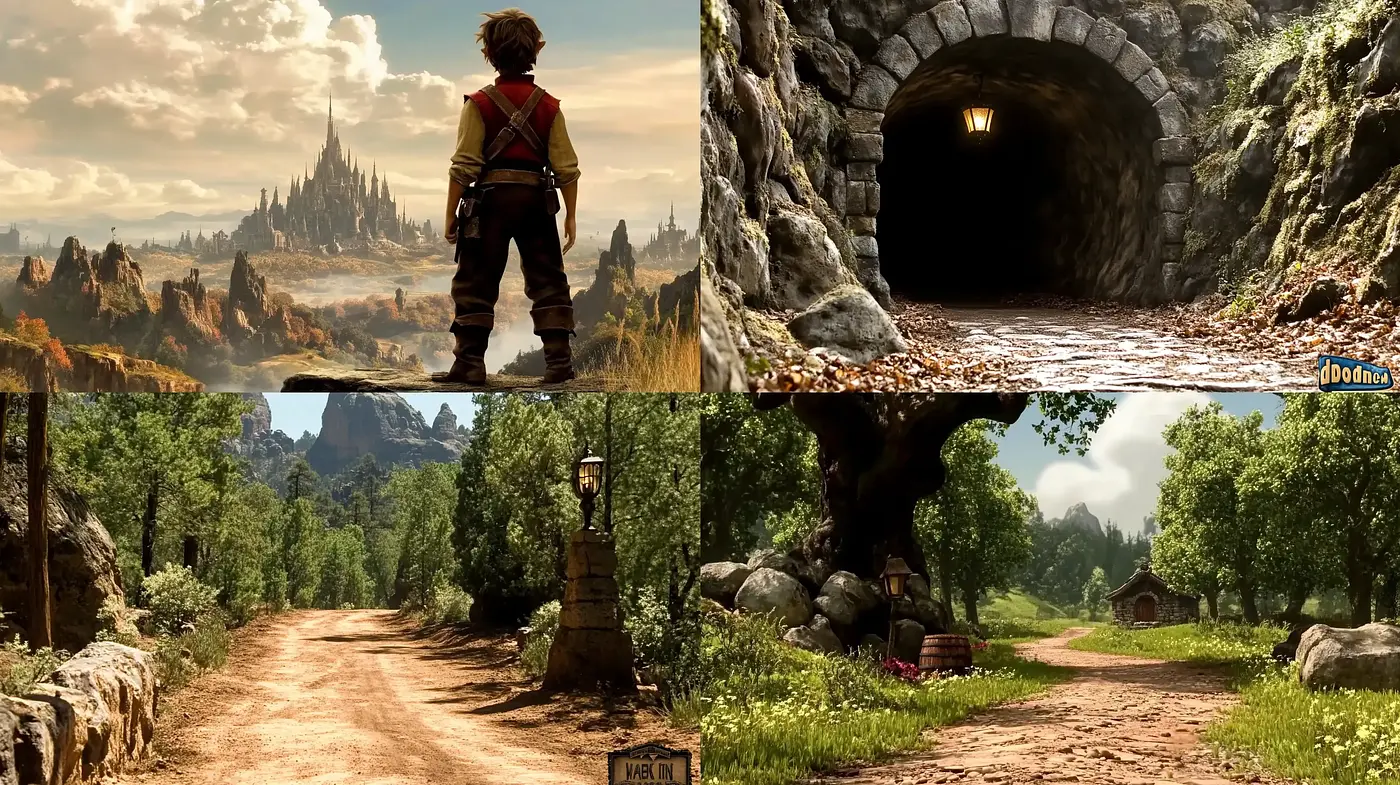 Enchanted Realism in Digital Artistry: A Blend of Natural Elegance with Fantasy Undertones - Midjourney sref style