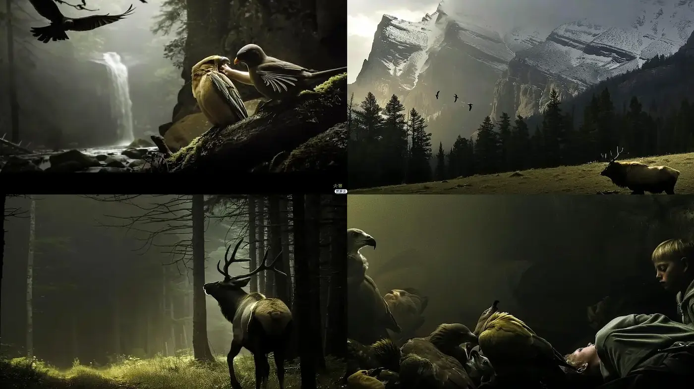 Ethereal Realism with Nature's Majesty - Midjourney sref style