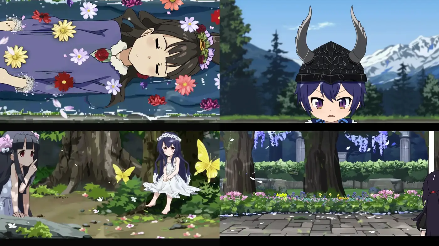 Ethereal Anime-Inspired Natural Vistas with Serene Characters - Midjourney sref style