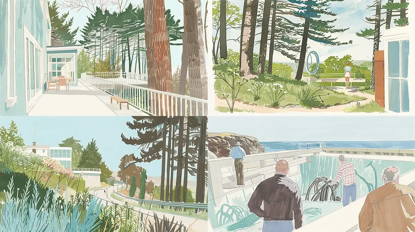 Contemporary Illustrative Style with a Nature-Inspired Aesthetic - Midjourney sref style
