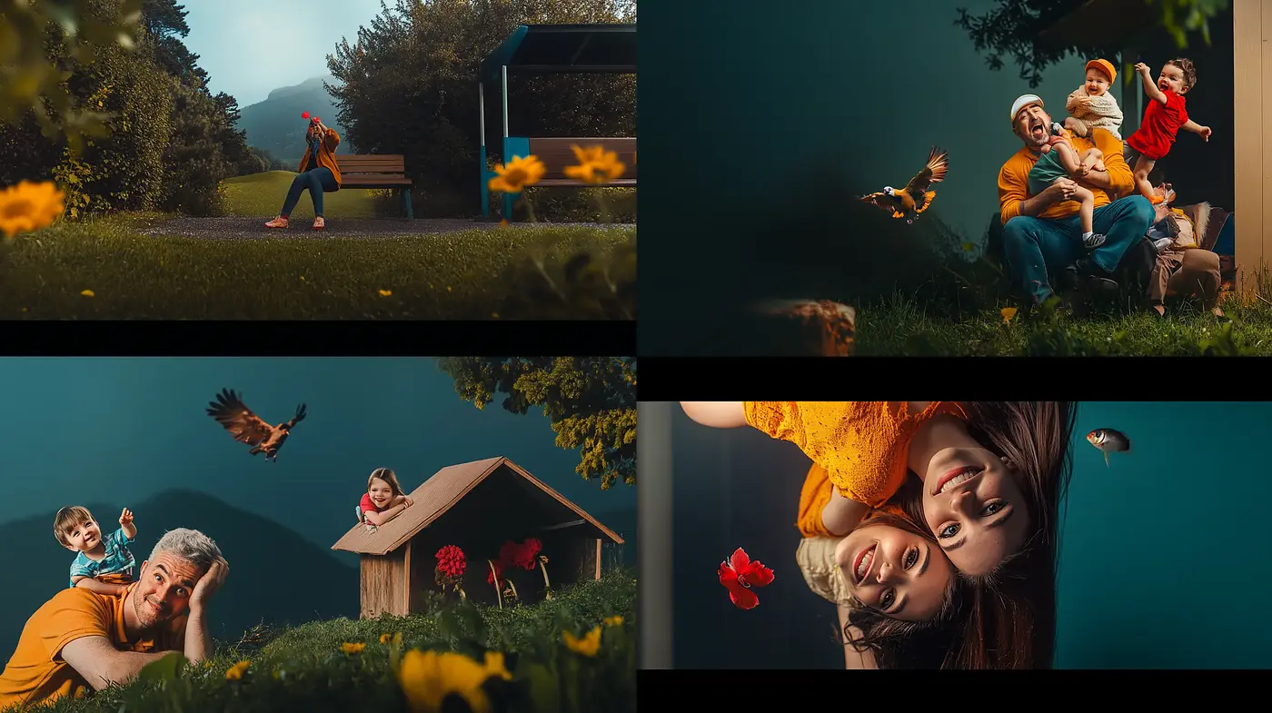 Cinematic Tale of Warm Hues and Crisp Detail - Midjourney sref style