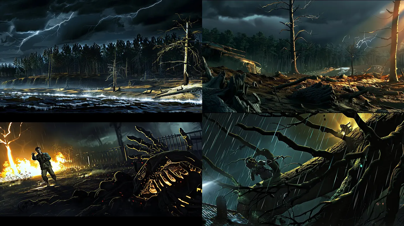 Echoes of Eternity: A Timeless Fusion of Dark Fantasy and Neoclassical Mystique - Midjourney sref style