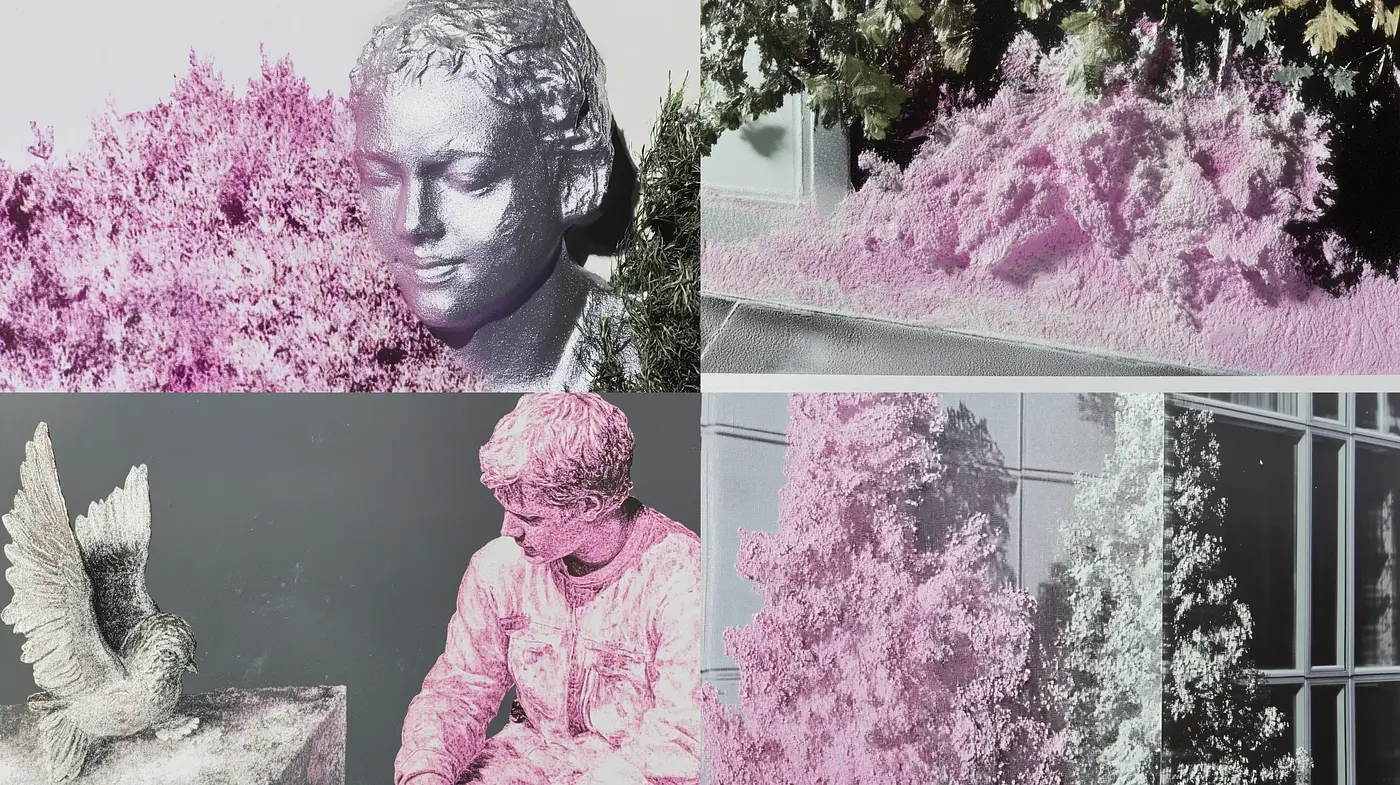 Dreamlike Pastel Textures of Tranquility - Midjourney sref style