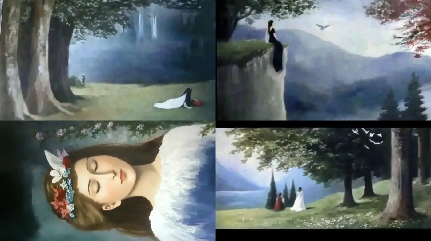 Ethereal Dreamscapes and Tranquil Vistas in Romantic Realism - Midjourney sref style
