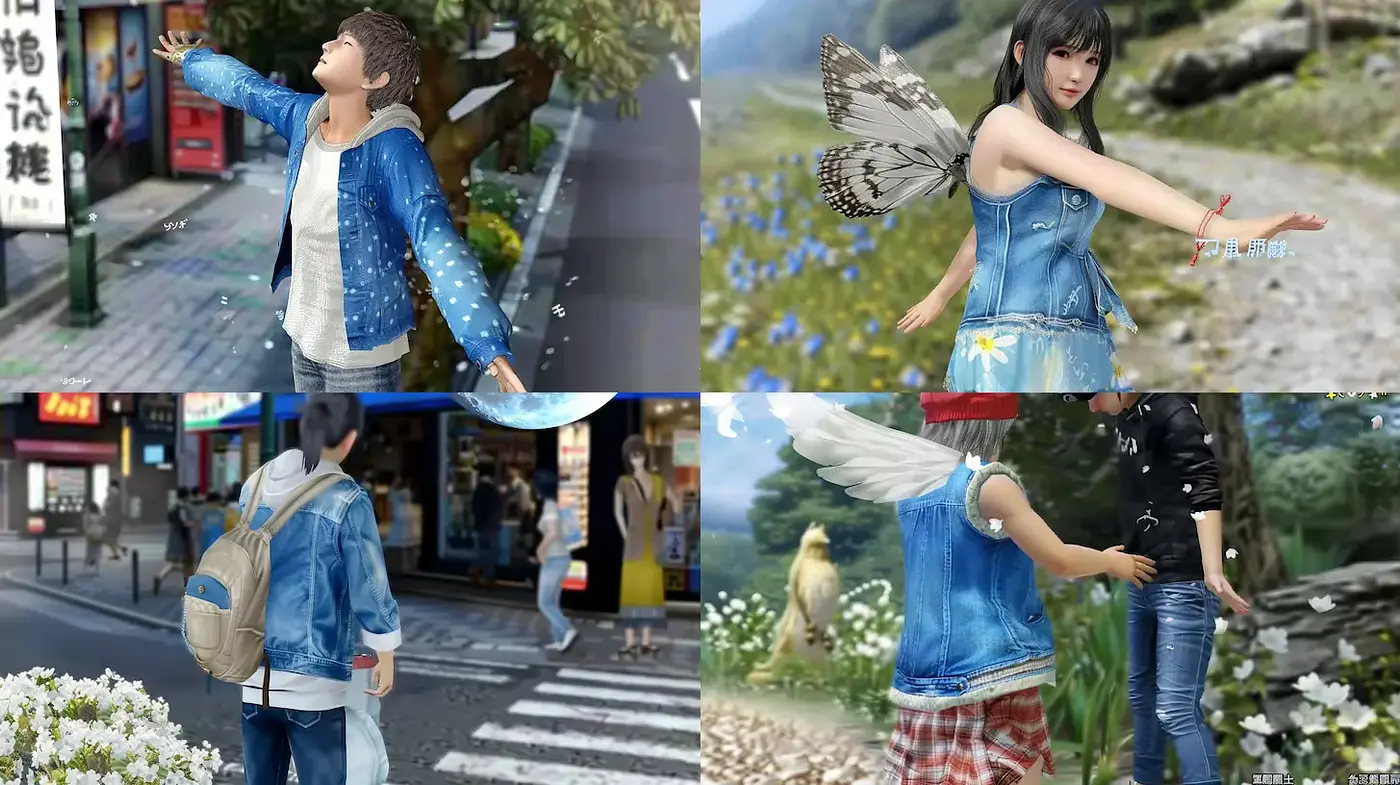 Dynamic and Whimsical Youthful Exploration with Nature Elements - Midjourney sref style