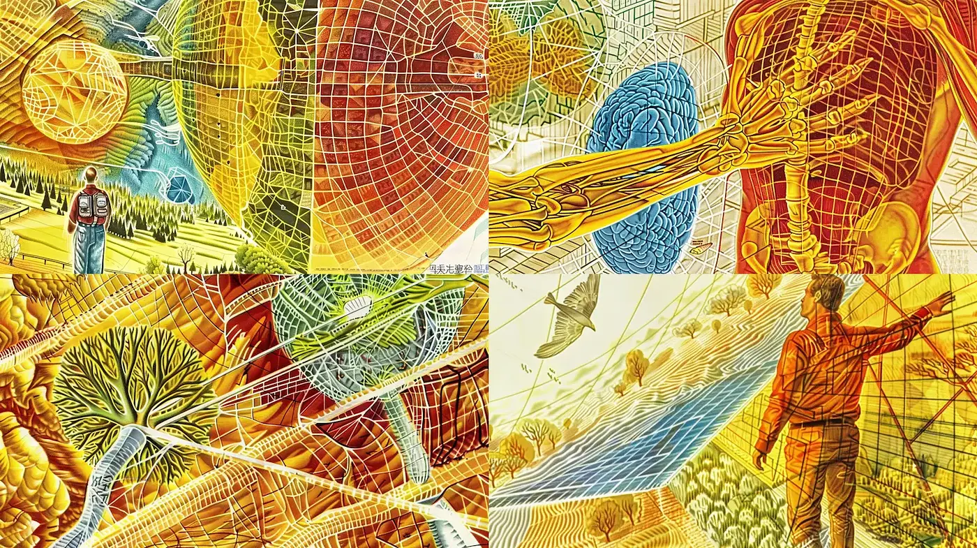 Vibrant and Intricate Illustrations with a Techno-Organic Aesthetic - Midjourney sref style