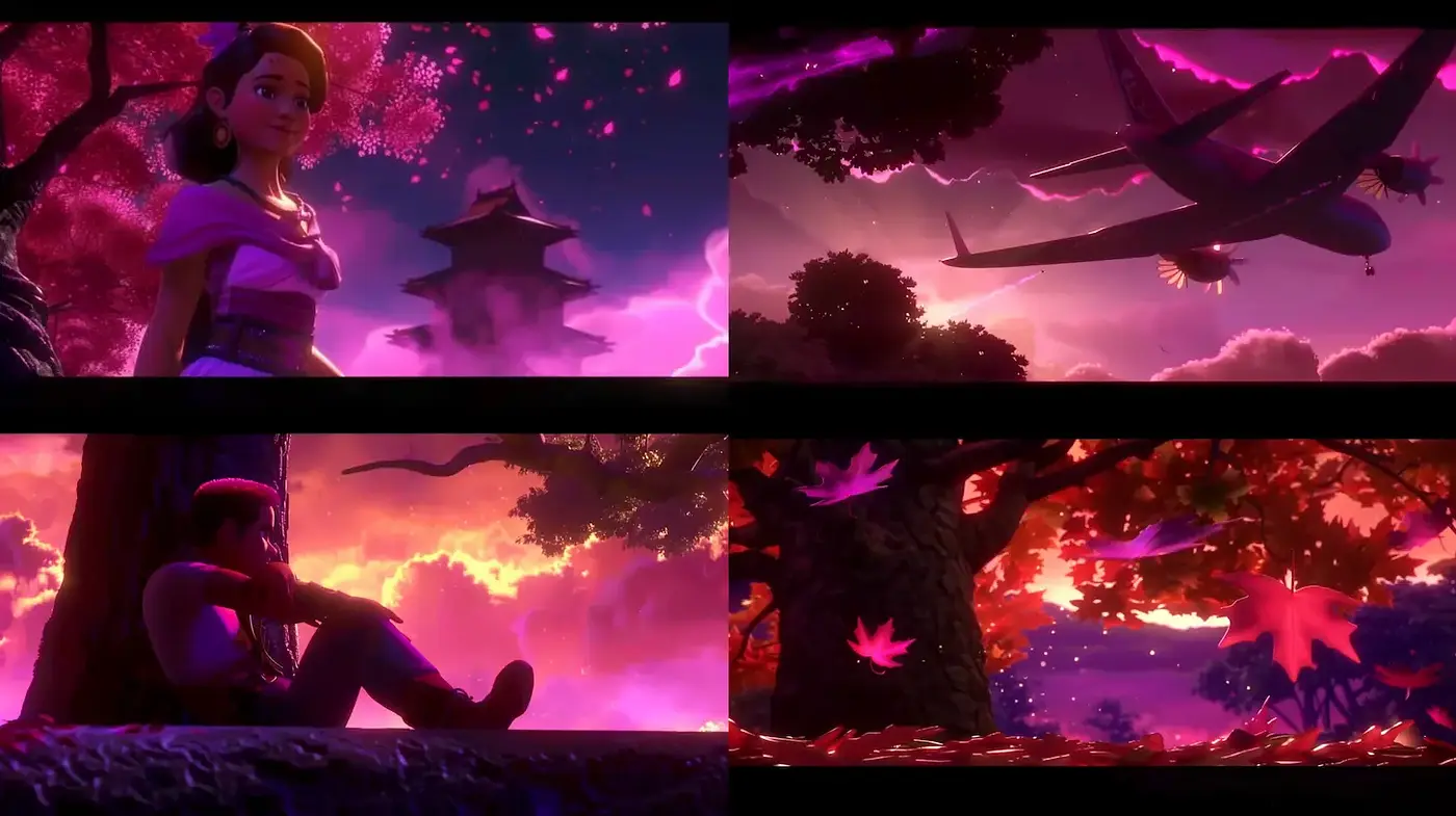 Vibrant and Dreamlike Visuals with a Surreal Touch - Midjourney sref style