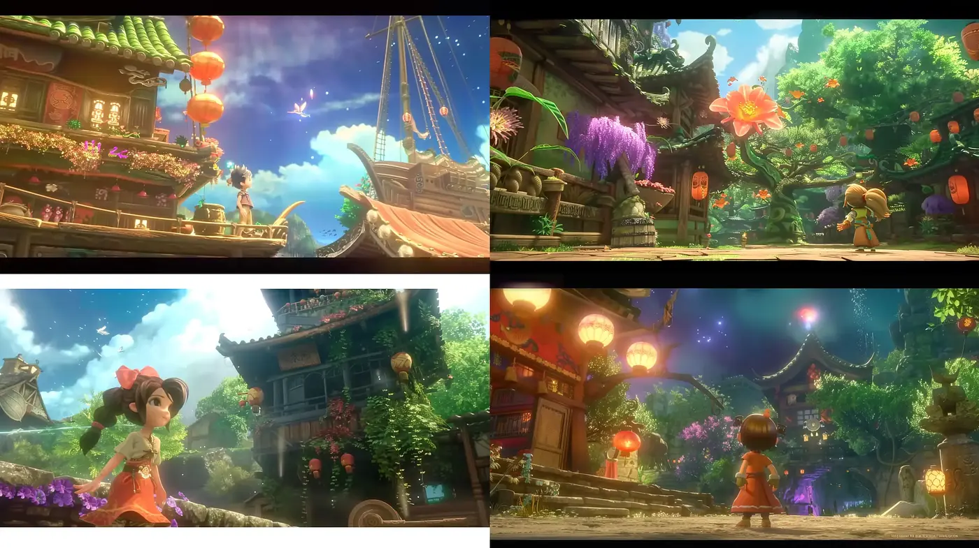 Enchanted Lanterns: A Whimsical Exploration of Fantasy Worlds - Midjourney sref style