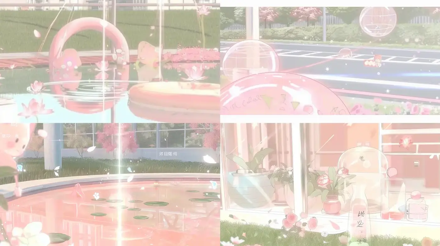 Serene and Playful Aesthetic with a Dreamy Atmosphere - Midjourney sref style