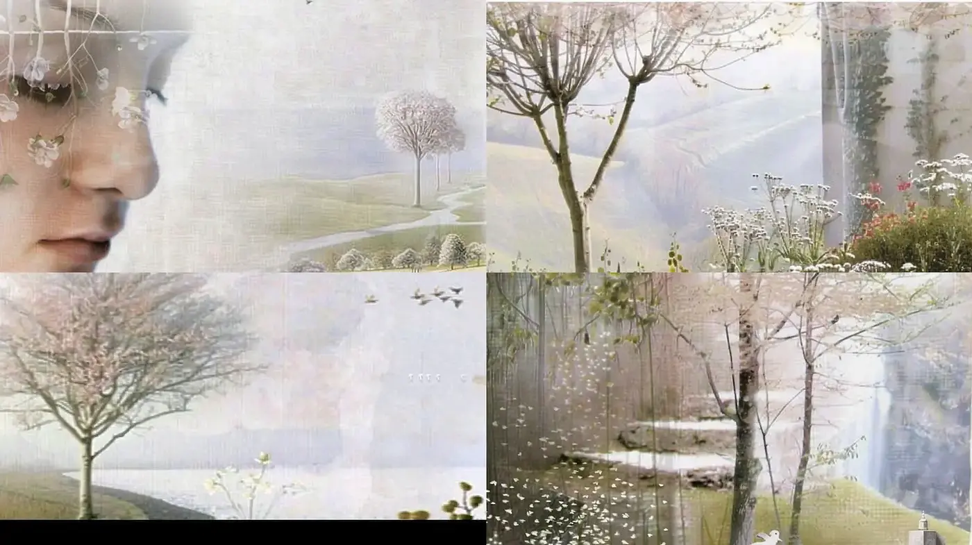 Ethereal Dreamscapes with a Soft, Nature-Inspired Aesthetic - Midjourney sref style