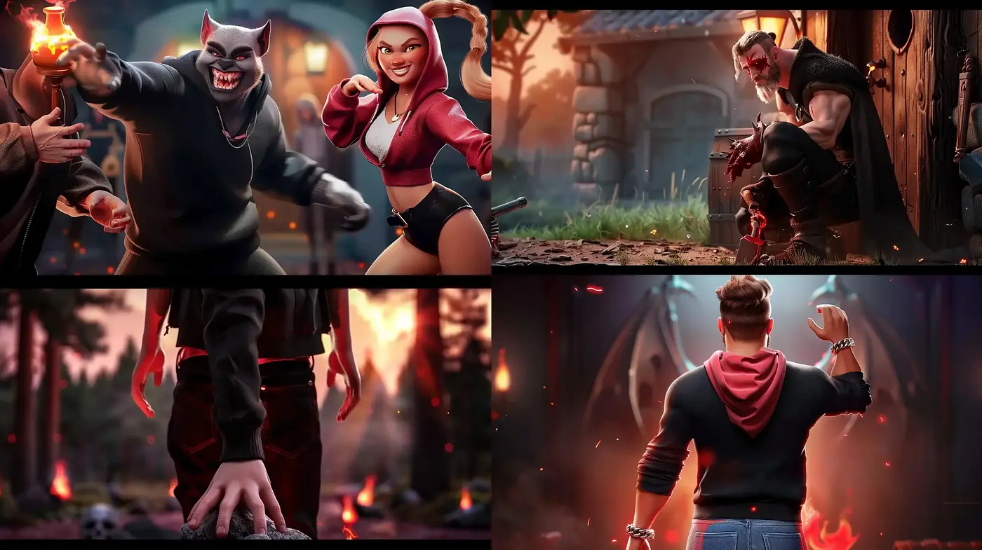 Evocative Cinematic Artistry with Dynamic Character Portrayal - Midjourney sref style