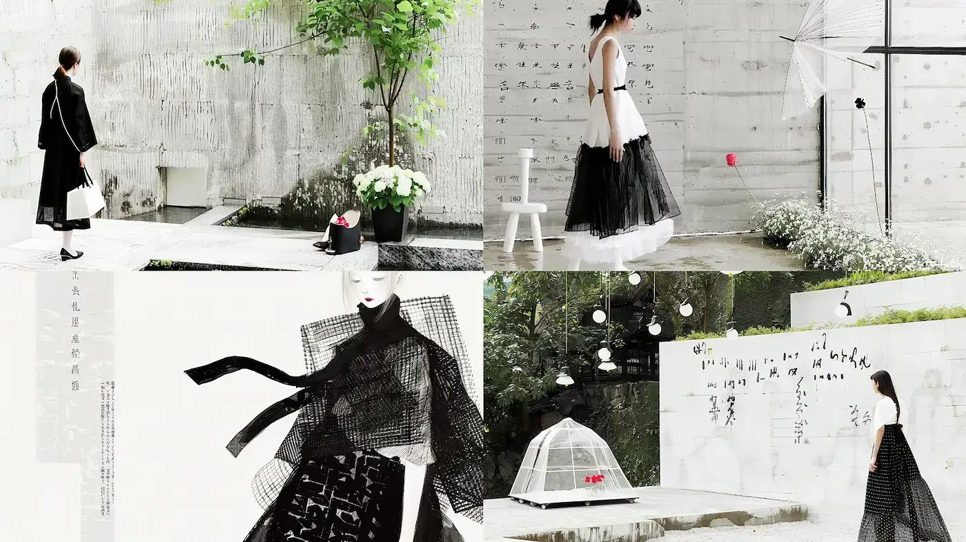 Contemporary Minimalism with a Touch of Japanese Aesthetics - Midjourney sref style