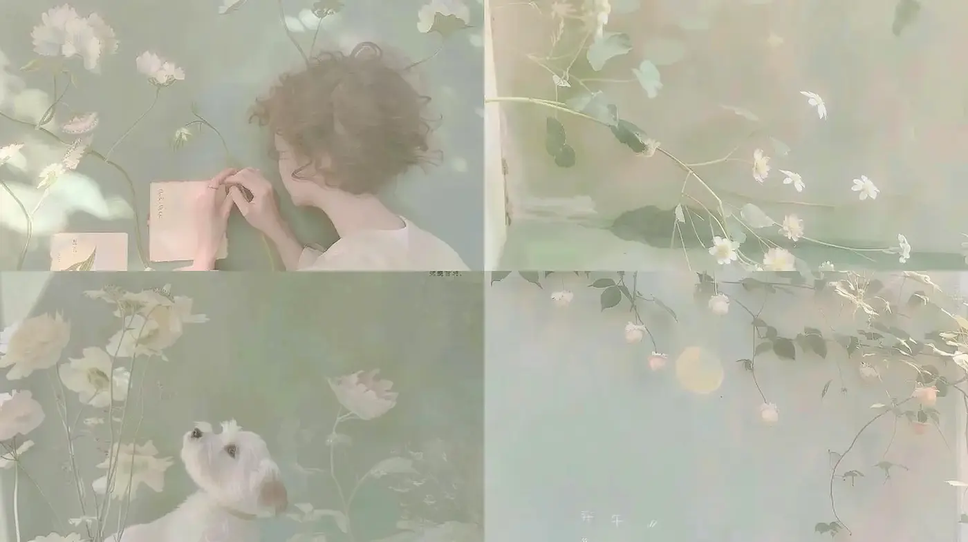 Soft and Ethereal Aesthetic with Nature-Inspired Elements - Midjourney sref style