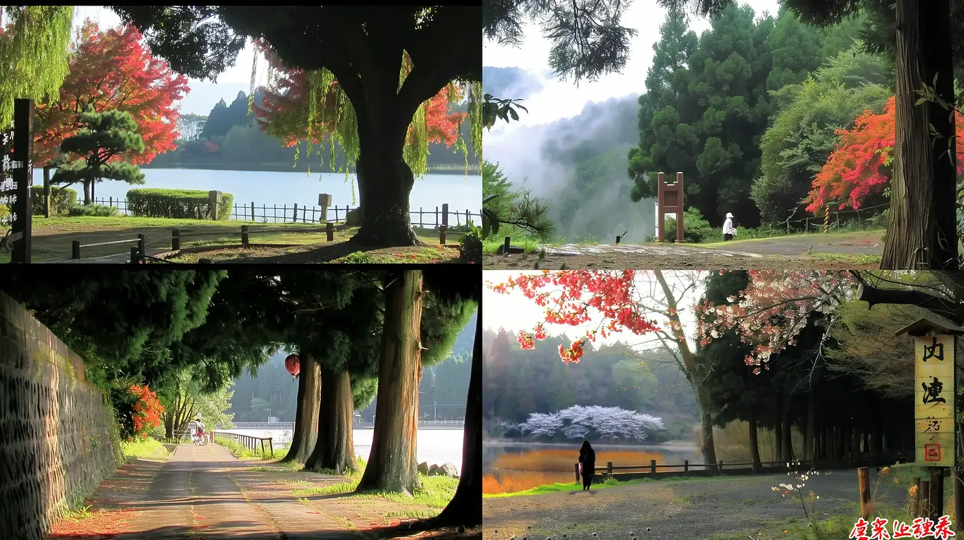 Serene Pastoral Dreamscapes with a Painterly Touch - Midjourney sref style