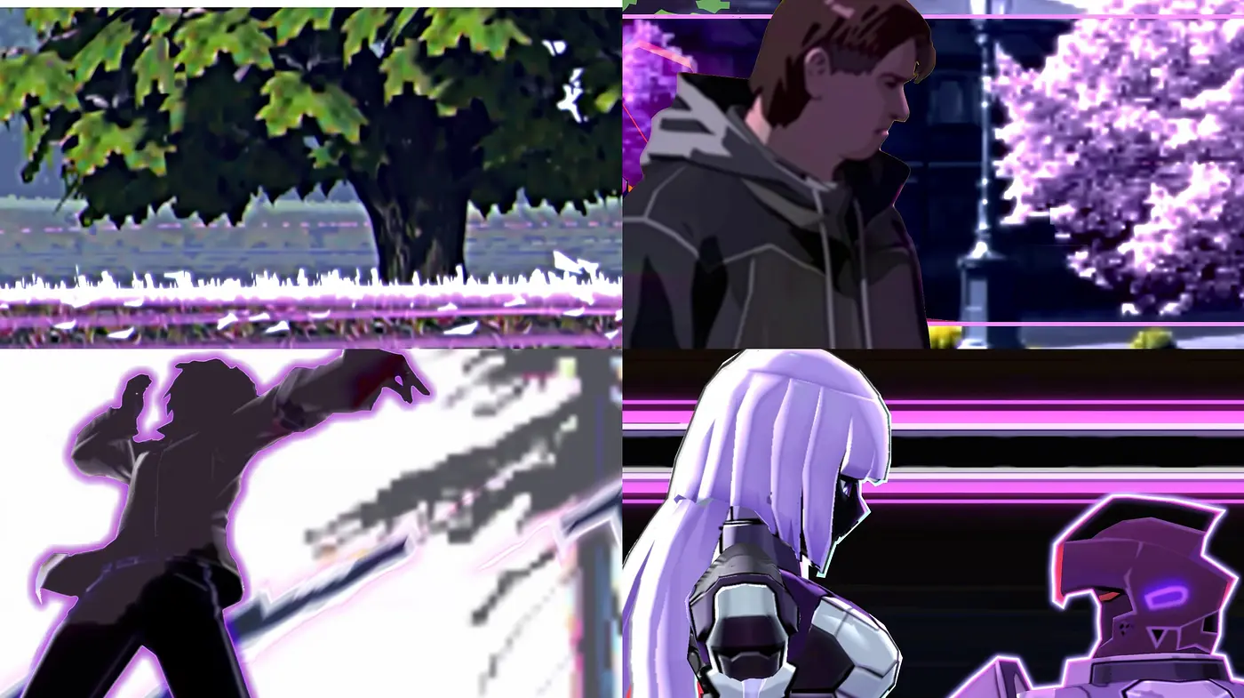 Synthetic Dreamscape: A Stylized Fusion of Glitch Art and Cyberpunk Aesthetics - Midjourney sref style