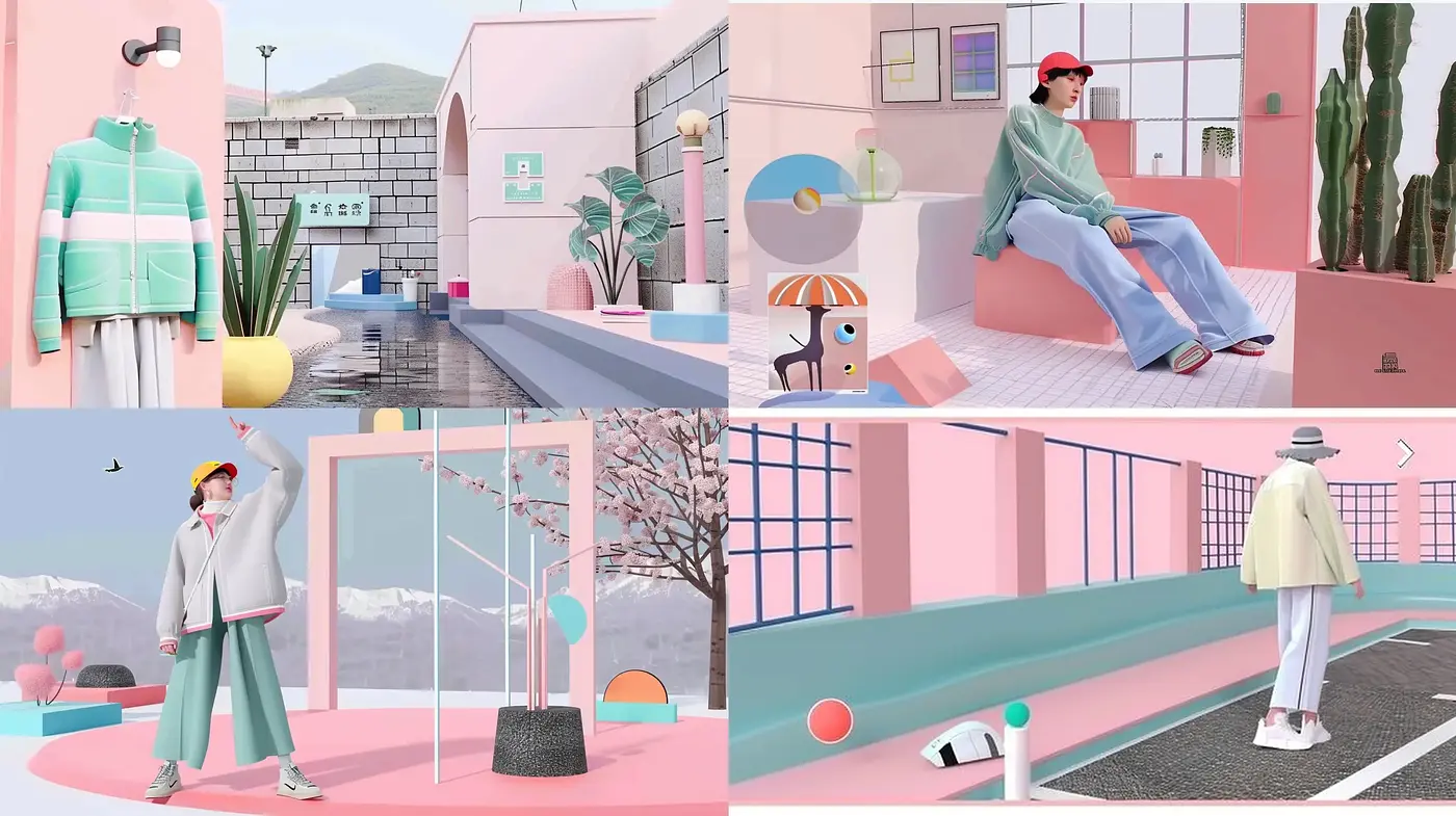 Pastel Dreamscapes: A Synthesis of Serenity and Retro-Futurism - Midjourney sref style