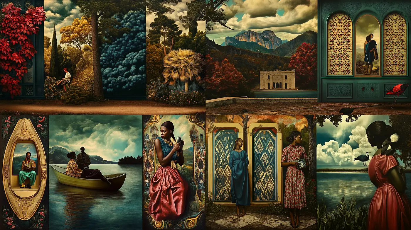 Timeless Elegance in Earthy Tones: A Tribute to Classical Realism and Romanticism - Midjourney sref style