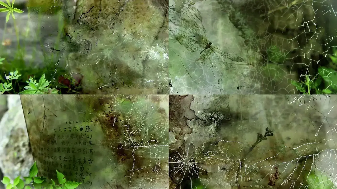 Nature-inspired textured compositions with ethereal qualities - Midjourney sref style
