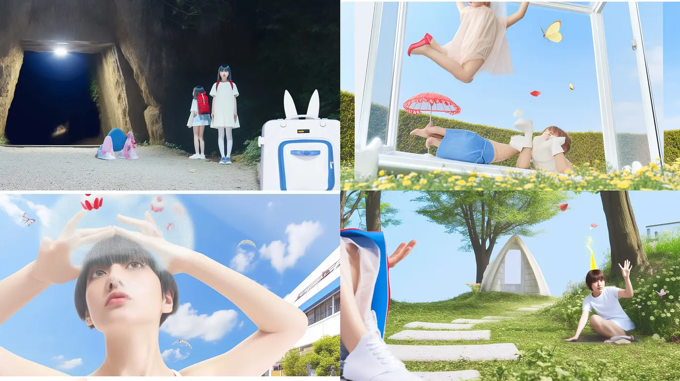 Ethereal Dreamscape: Synthesis of Serenity and Anime Aesthetics - Midjourney sref style