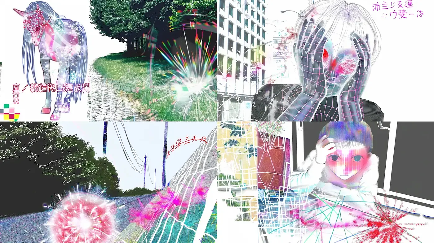 Surreal and Vibrant Visuals with a Touch of Contemporary Cyberpunk - Midjourney sref style