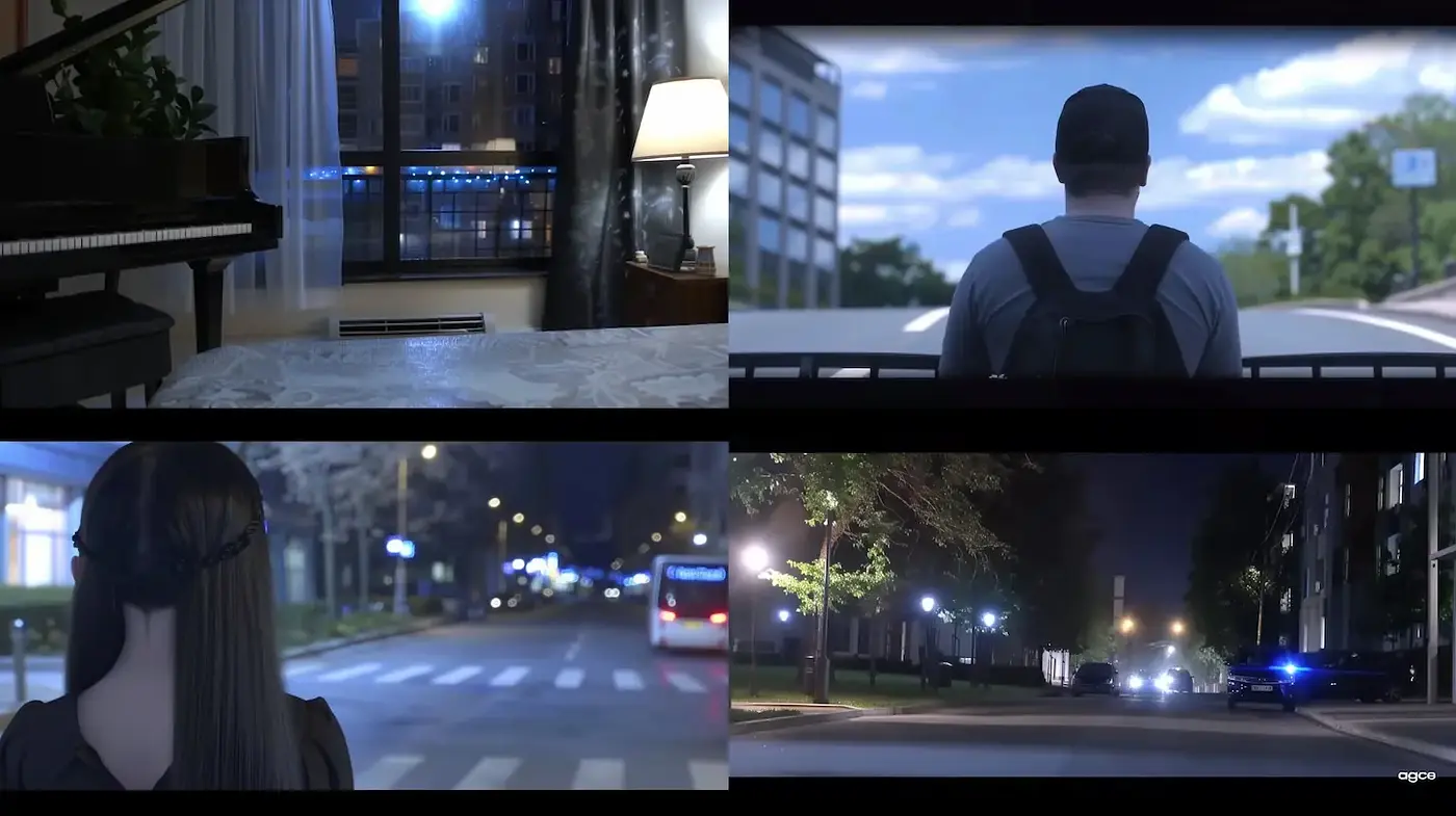 Contemporary, subtly cinematic aesthetic reflecting urban life and solitude - Midjourney sref style
