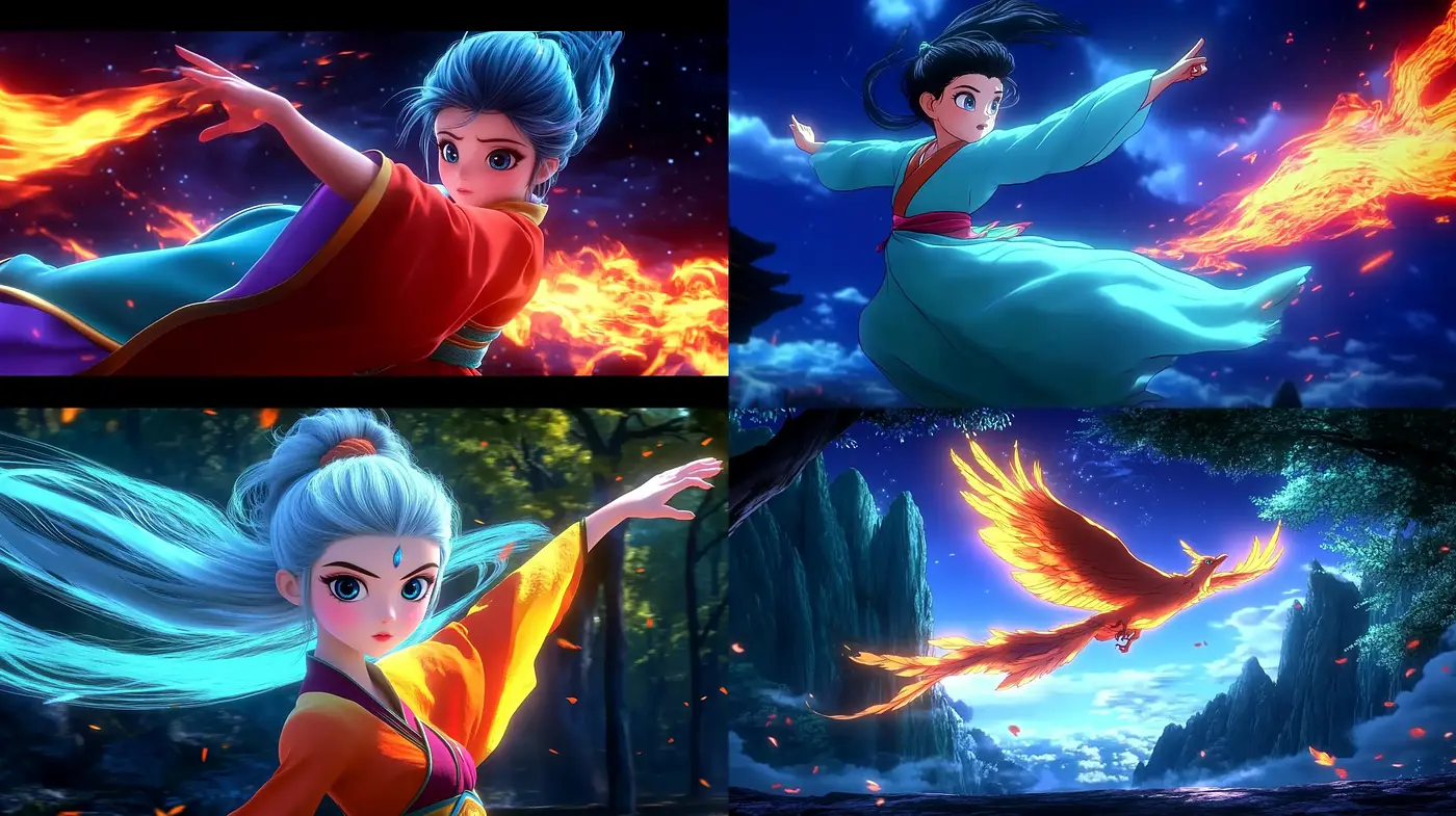Luminous Ethereal Anime Dreamscape - Midjourney sref style