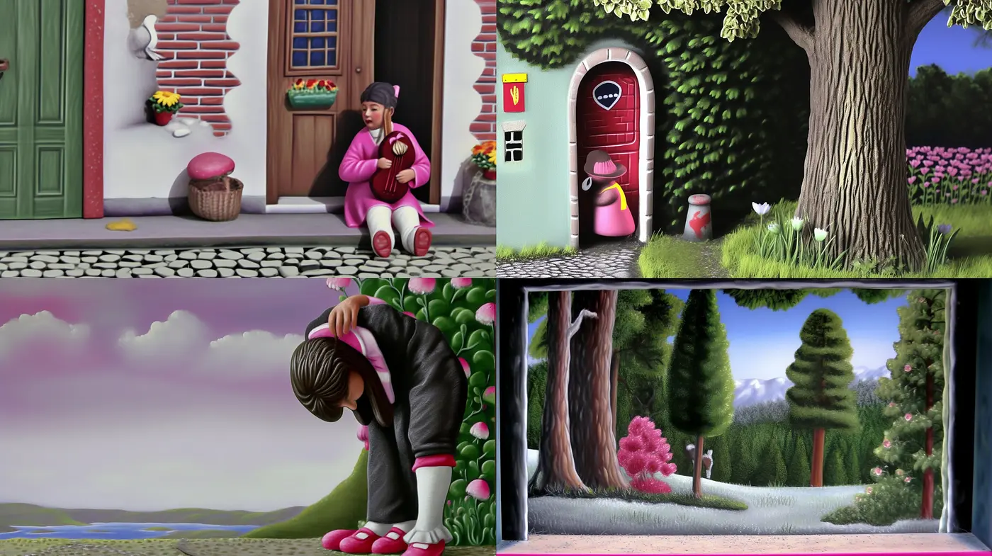 Timeless Storybook Reverie: A Harmonious Blend of Whimsy and Serenity - Midjourney sref style