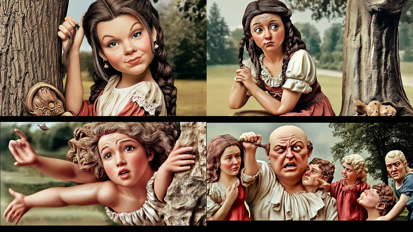 Enchanting Classical Pastoral Portraiture Fusion - Midjourney sref style