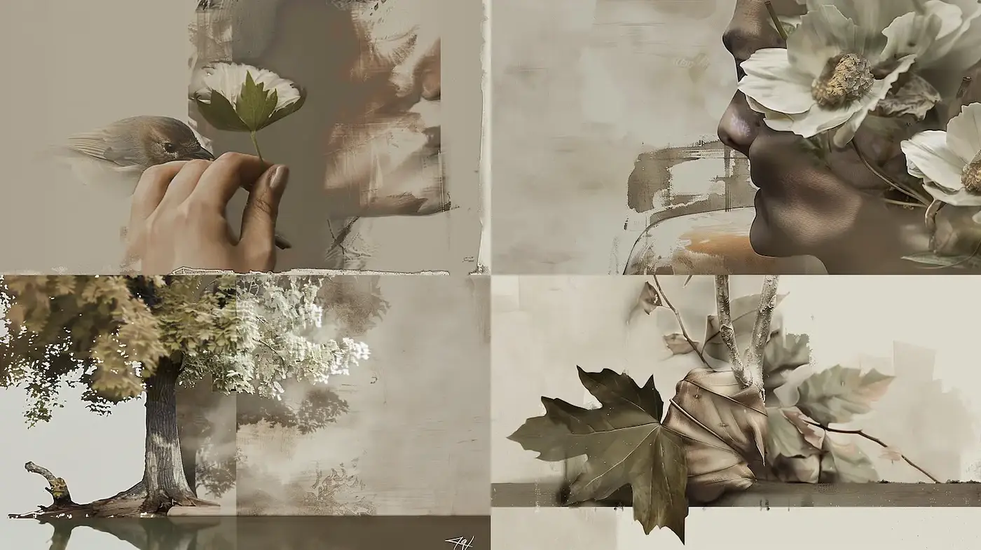 Fleeting Moments of Nature's Grace in Soft Hues - Midjourney sref style