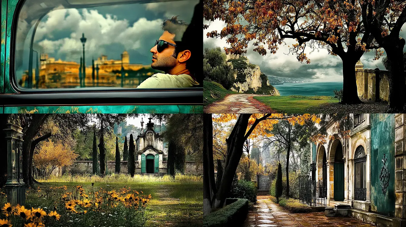Autumnal Hues and Rich Textures: A Consistent Artistic Vision Across Diverse Scenes - Midjourney sref style