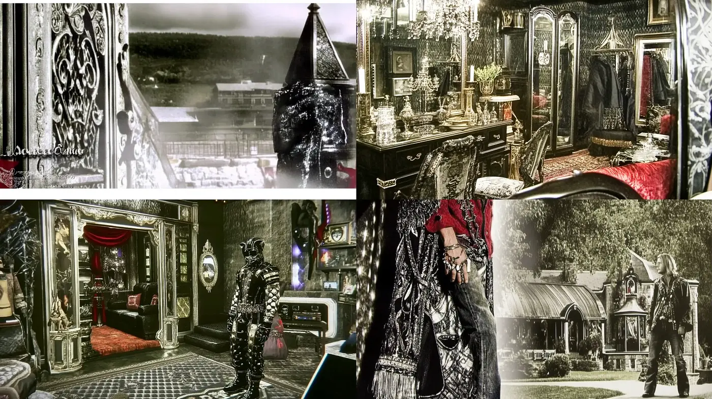 Baroque Revival Through a Monochromatic Lens - Midjourney sref style