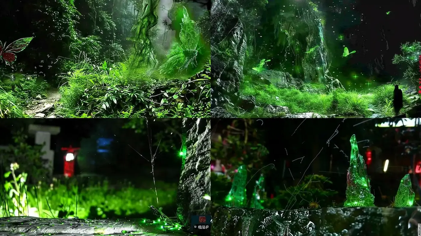 Lush, Mystical Environments with a Fantasy Vibe - Midjourney sref style
