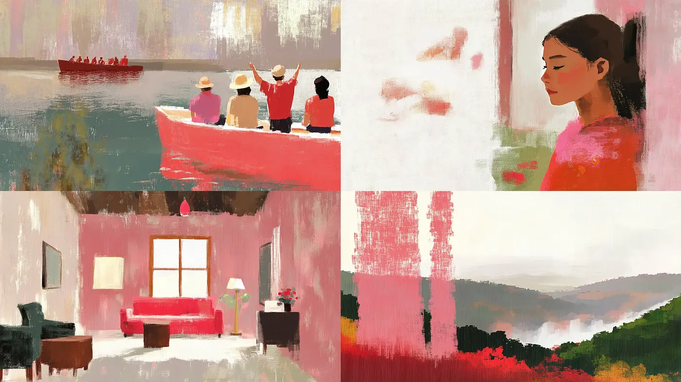 Soft Brushwork and Warm Tones: A Modern Impressionistic Harmony - Midjourney sref style