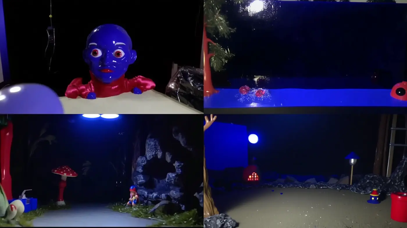 Nocturnal Dreamscape: A Surrealist Night Time Journey - Midjourney sref style