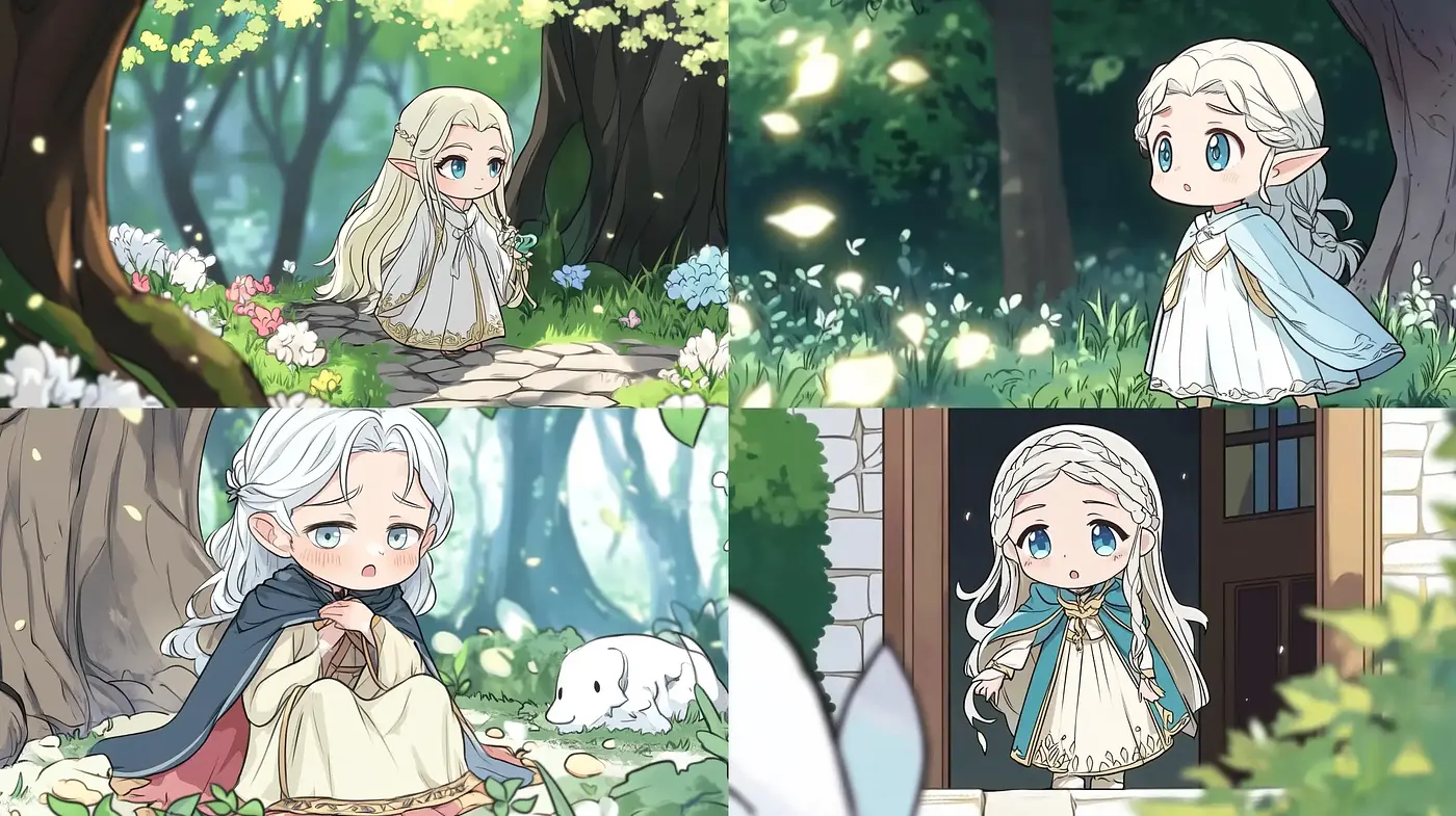 Enchanted Storybook Whimsy: A Pastel-Hued Anime-Inspired Journey - Midjourney sref style