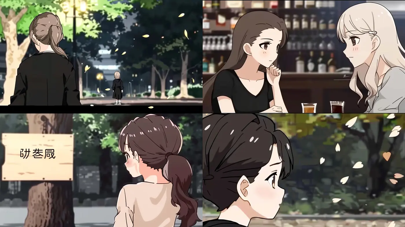 Serene Anime-Inspired Tableau with a Soft Pastel Palette - Midjourney sref style