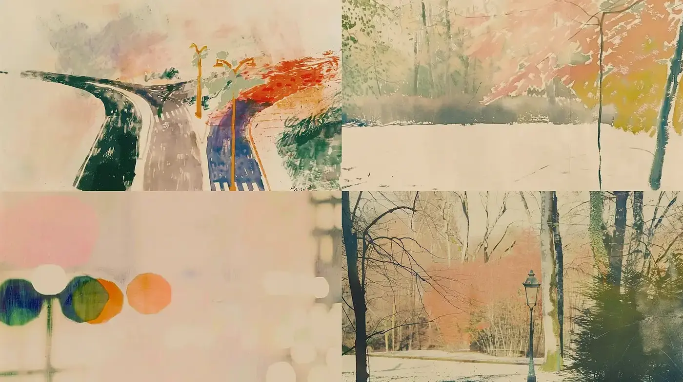 Whimsical and Softly Impressionistic Landscape Aesthetics - Midjourney sref style
