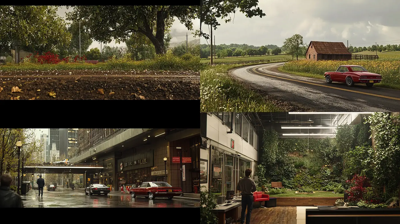 Cinematic Frames with Russet Tones and Retro Ambiance - Midjourney sref style