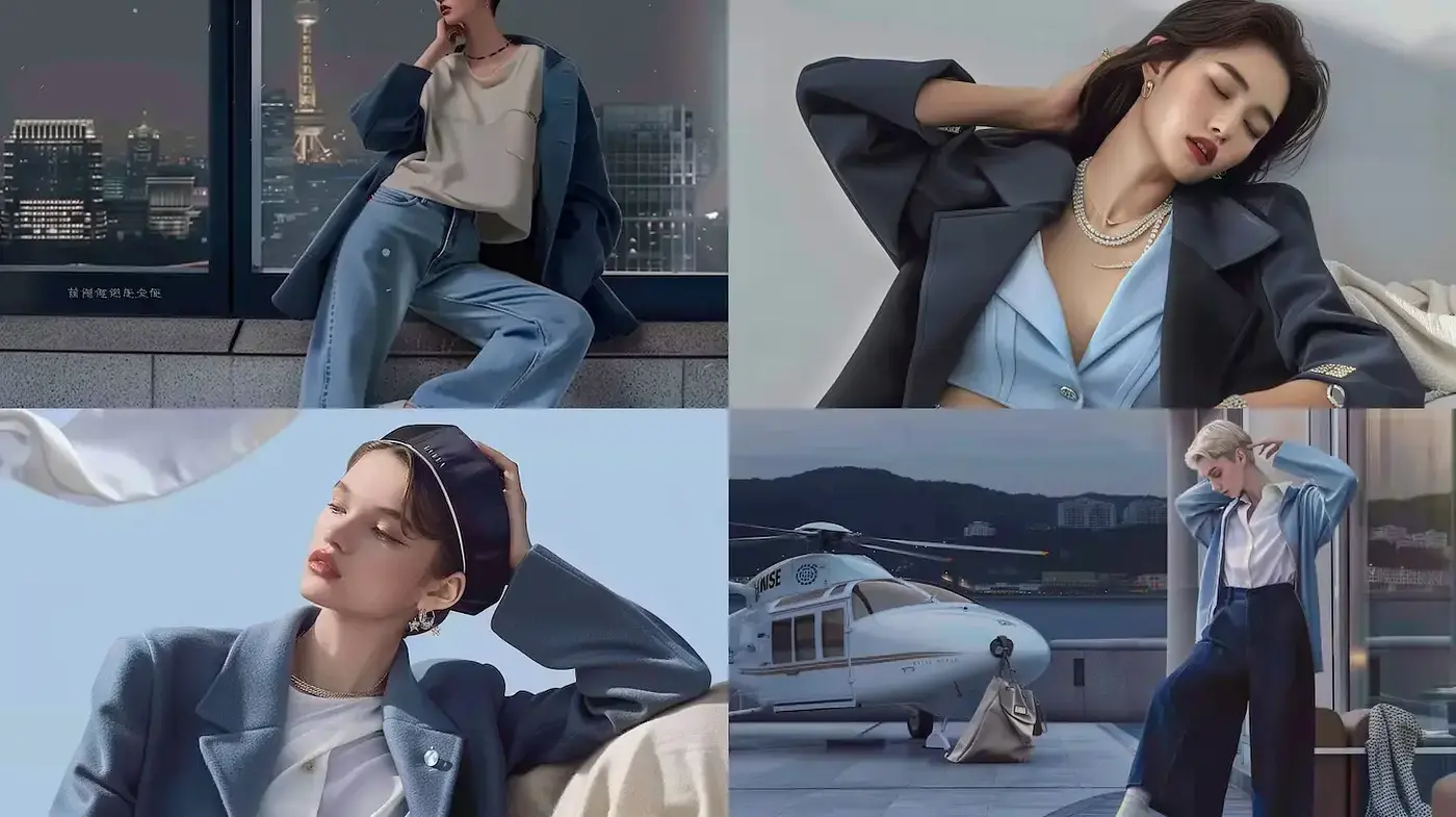 Contemporary Elegance with a Cinematic Touch - Midjourney sref style