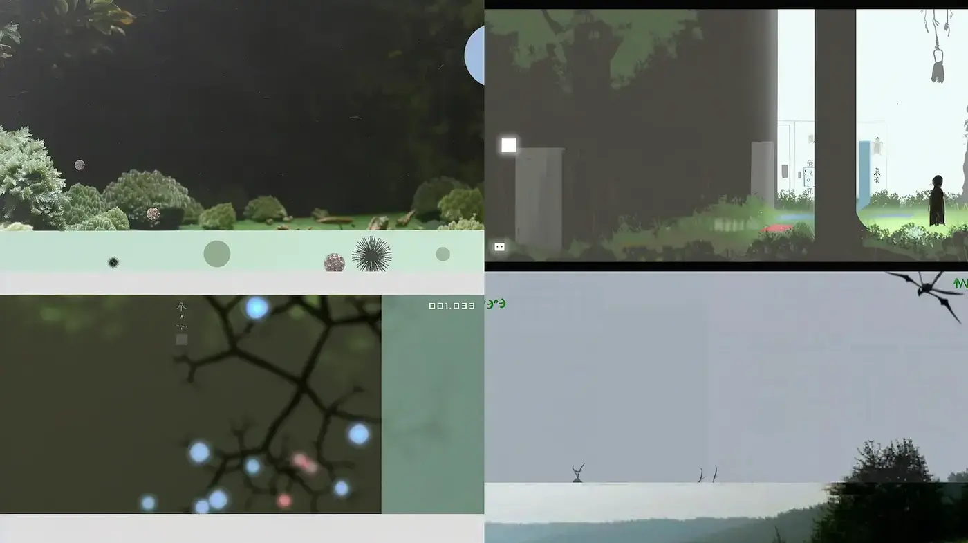 Serene and Ethereal Landscapes with Minimalist Elements - Midjourney sref style