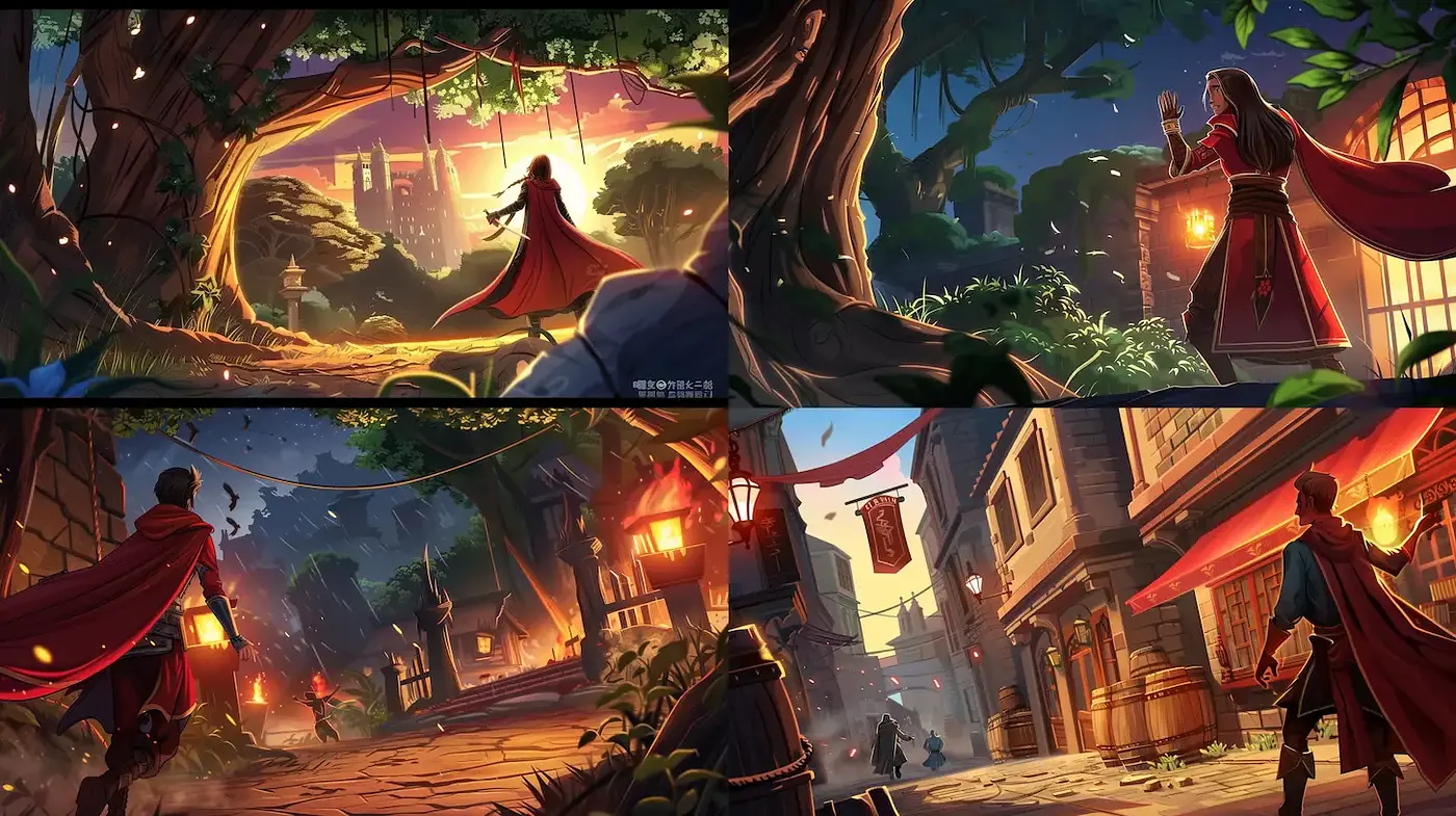 Fantasy-inspired Illustrations with Consistent Lighting and Textural Richness - Midjourney sref style