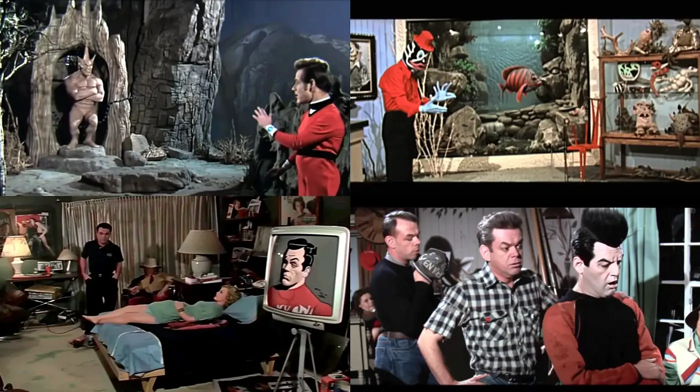 Retro Cinematic Essence with Theatrical Saturation - Midjourney sref style