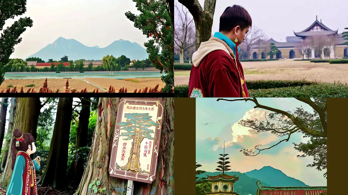 Ethereal Pastoral Elegance: A Fusion of Anime-Inspired Serenity and Timeless Landscape Harmony - Midjourney sref style