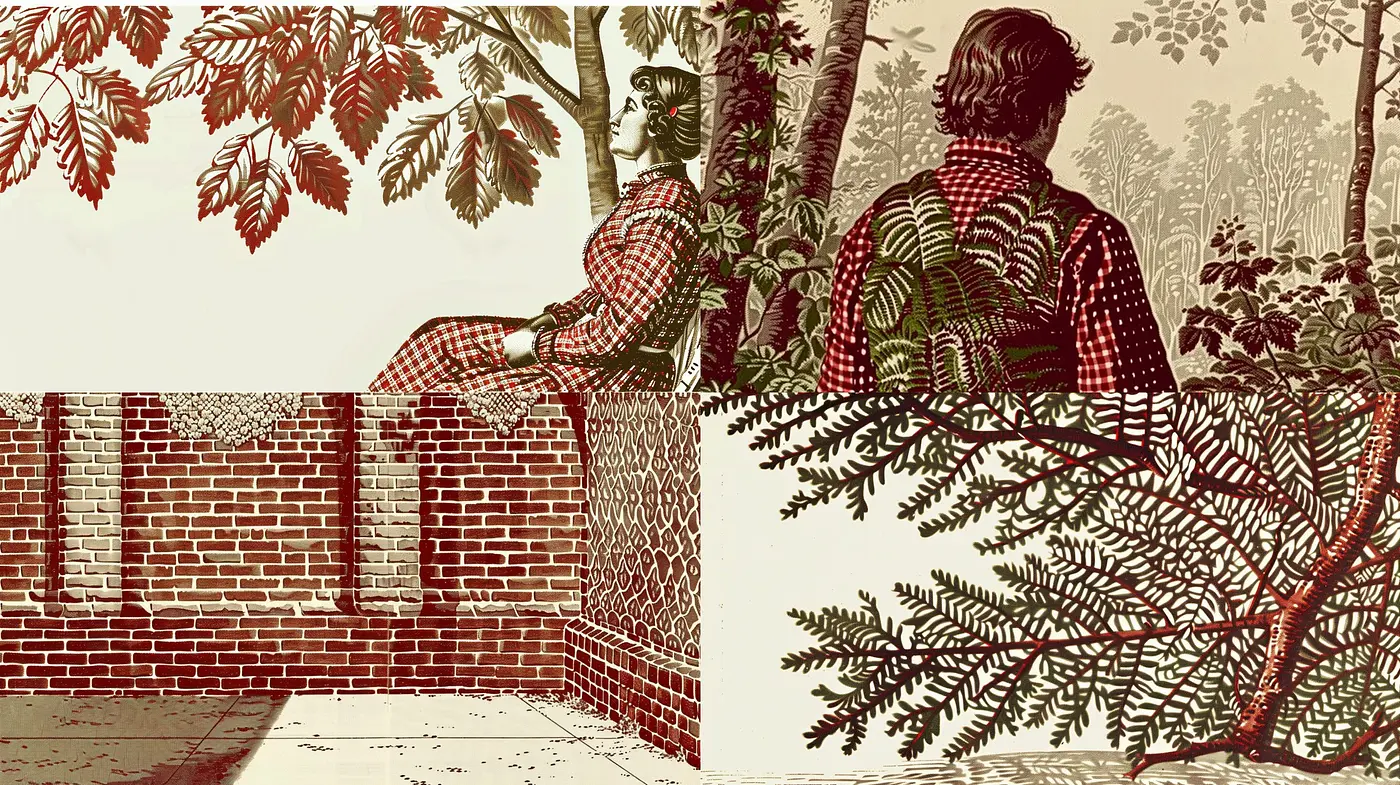 Sepia-toned Botanical Serenity with Vintage Textures - Midjourney sref style