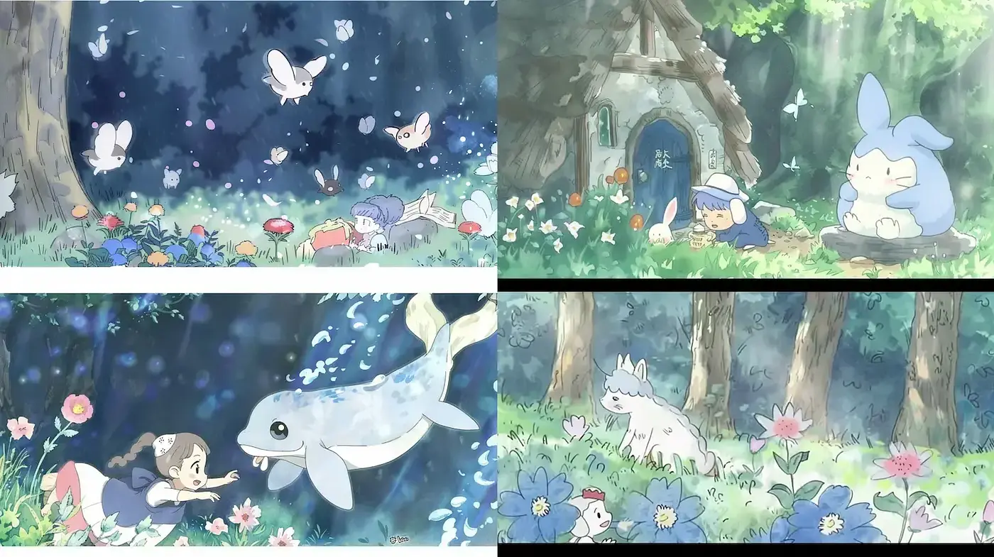 Whimsical Pastoral Adventure in a Dreamlike World - Midjourney sref style