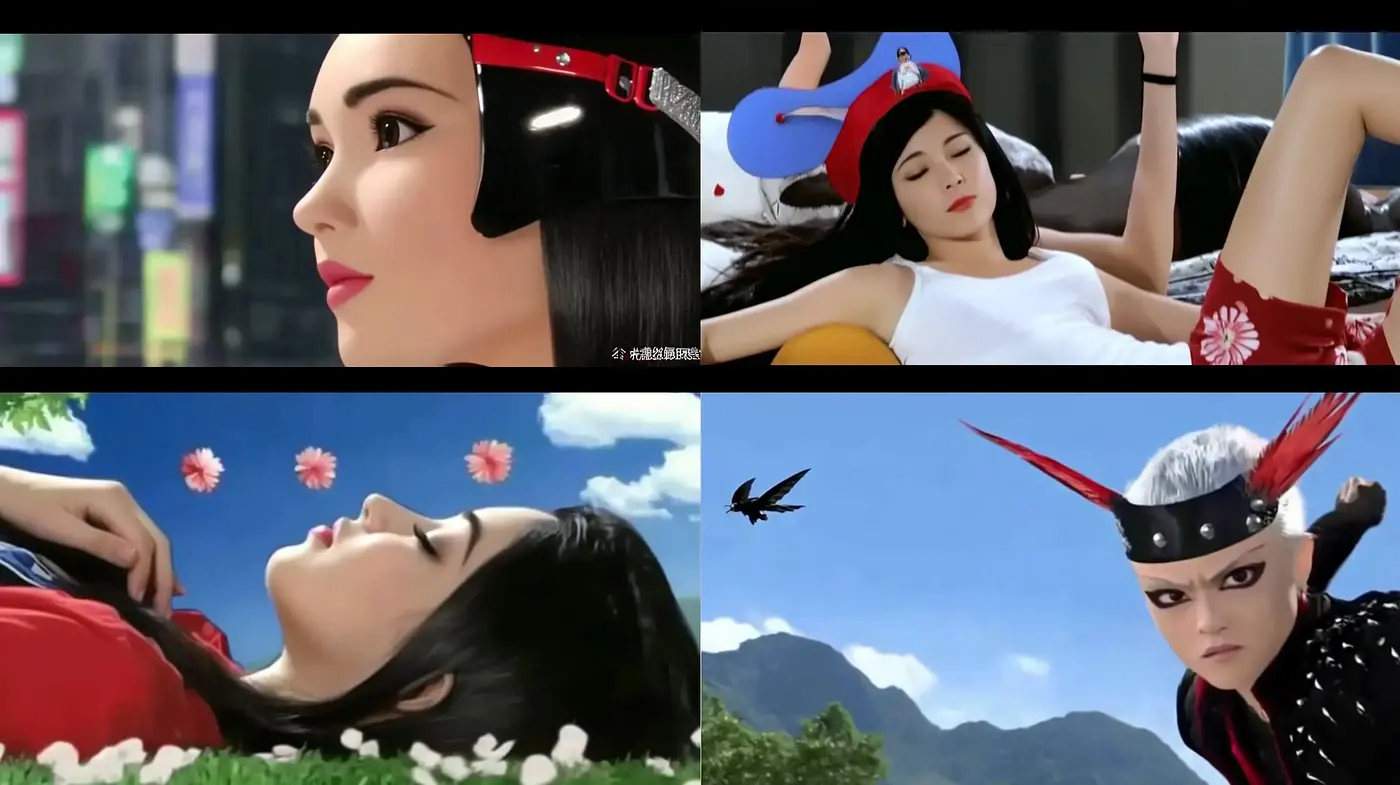 Sleek Contemporary Elegance with Asian Pop Art Elements - Midjourney sref style
